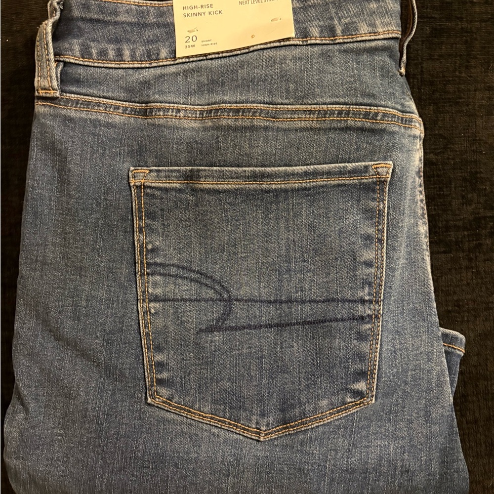 NWT American Eagle High Rise Skinny Kick Bootcut Jeans